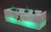 Colored PE Wine RGB LED Wine Cooler Glowing Back Bar Rack with lighting