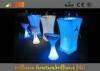 Polyethylene Cafe Bar LED Lighting Furniture , LED Bar Tables