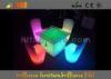 Round Multifunctional RGB LED Coffee Tables Waterproof 100v - 240V