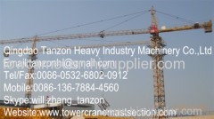 Steel Fixed Tower Crane 6 ton For construction tower crane,crane manufacturer,crane supplier