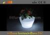 Wireless Remote Control LED Flower Pots Polyethylene LED planter for Hotel