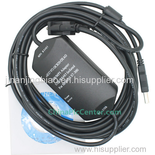 USB-MPI+ Isolated PLC Programming Cable for Sie**mens S7-300/400 support win7 6ES7 972 0CB20 0XA0