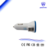 5v 2.1a dual usb car charger for cellphone pad suitable with good packaging