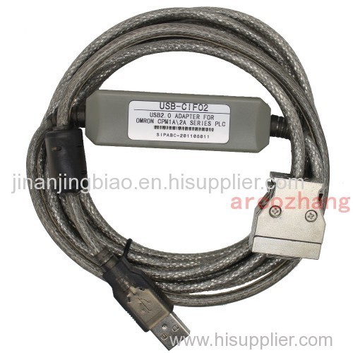 Free Shipping 2012 Enhanced Smart USB-CIF02 Programming Cable for Omron PLC CQM1-CIF02 USB Version Support WIN7
