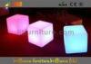 beautiful Lighting ottoman cube LED Glowing Furniture battery powered bar stools