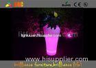 decorative IP56 Glowing LED Flower Pots illuminated planters for night club