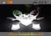 Wireless Remote Control LED Coffee Tables led bar furniture with glass top