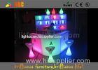 PE Outdoor LED Bar Furniture Sets Glow Chair And Tables For Conference