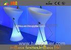 Glowing Fashionable LED Bar Stool / Chair With Polyethylene , RGB LED Light