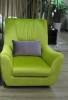 Fabric Chair in green with living room furniture home furniture