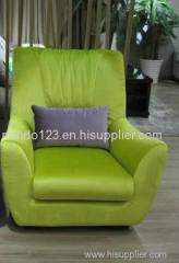 Fabric Chair in green with living room furniture home furniture