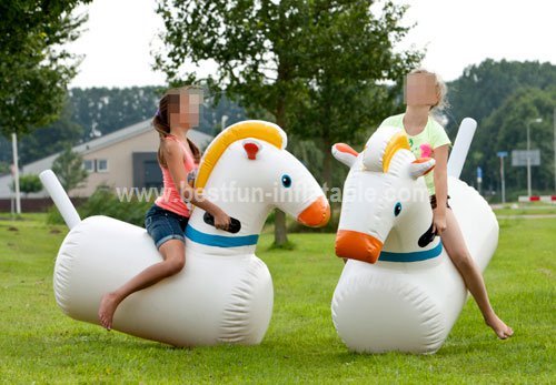 Inflatable Horse Hair Game