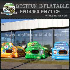 Castle inflatable balls game