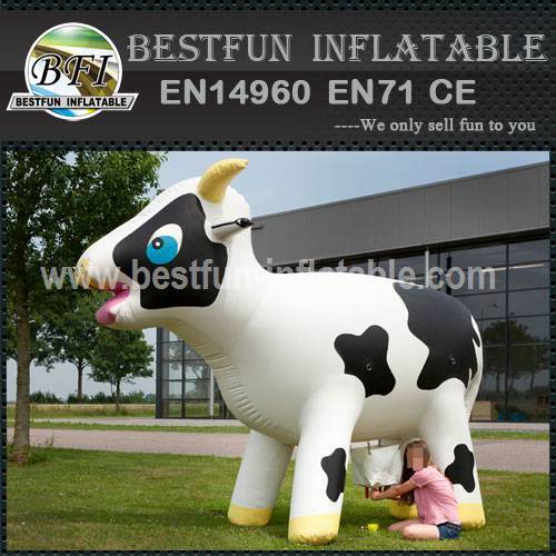 Game milking the cow inflatable