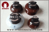 Porcelain pin type insulators