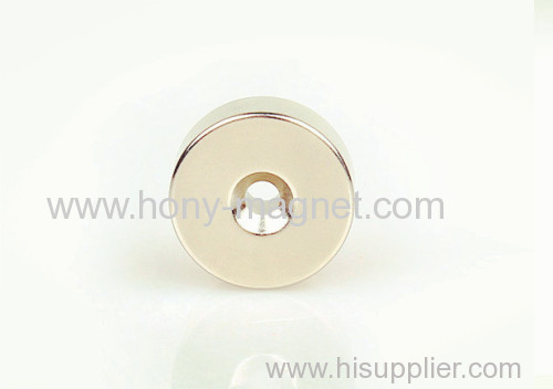 Permanent neodymium sintered magnet ring cylinder