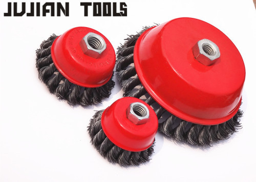 wire wheel brush wire brush twist knot wire bowl brush abrasive brush