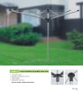 4-arm Outdoor Garden washing line Rotary Clothesline Airer