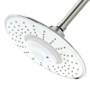 8 Inches Diameter Shower Head 3W IPX4 Waterproof Shower Bluetooth Speaker