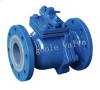 Handle PFA lined ball valve