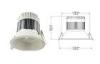 dimmable High lumen 8inch 35W Recessed LED Downlight for hotel hall