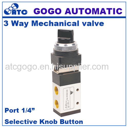 5 way 3 way Mechanical control gas valve 1/4 inch pneumatic have valve