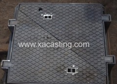 Casting D400 Ductile Iron Manhole Cover En124 and Frame