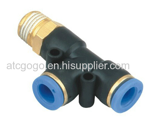 Air Pneumatic Fitting T Joint Pipe 3 Way Connector Pneumatic Hose Fitting  Male Branch Tee 12mm Tube - CB Hoses