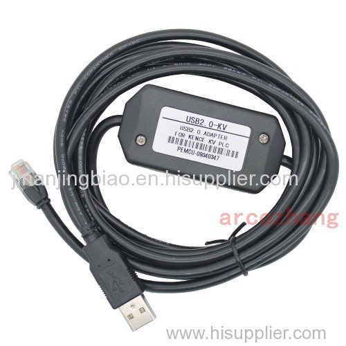 Free Shipping USB KV Programming Cable for KEYENCE KV series PLC PC-KV USB Version