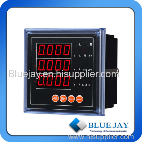 72x72mm three phase amp meter and volt meter (72-3AV)