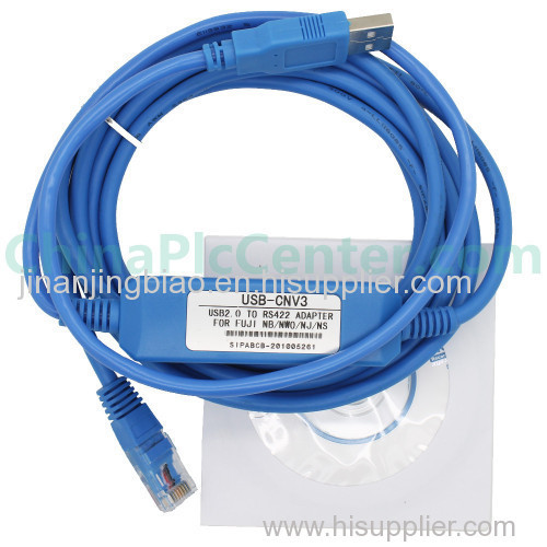 2011 NEW Smart USB-CNV3 Programming Cable for Fuji NB/NJ/NS PLC Support WIN7