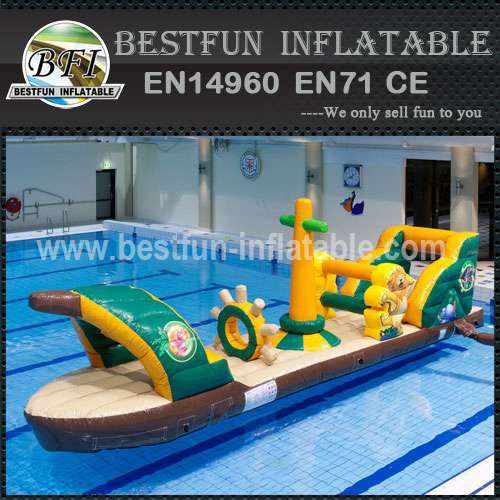 Floating inflatable climbing water toys