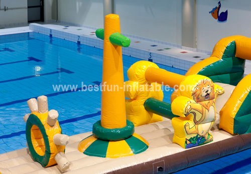 Floating inflatable climbing water toys