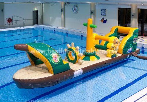 Floating inflatable climbing water toys