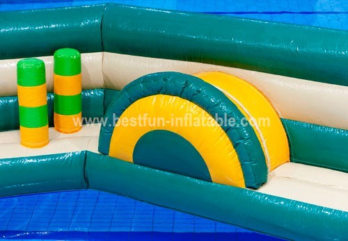 Pvc inflatable water slide park