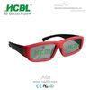 Disposable Multi Color Linear Polarized Kid 3D Glasses For Home Theater