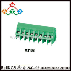 5.00mm Connect Terminal Green Screw Terminal Connector
