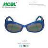 Comfortable Blue Frame Lineasr Polarized Childrens 3D Glasses For Amusement Park