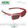 Recycled ABS Frame Linear Polarized 3D Glasses For Hollywood Hot Movies