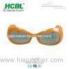 Baby Size Circular Polarized Reald Kid 3D Glasses Yellow , Size 130*120*45mm