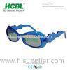 Poalrized Imax Kid 3D Glasses With Transparent Deep Blue Frame / 3D Film Glasses