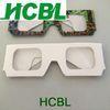 Promotional Gift Cardboard Fireworks 3D Glasses For Birthday Party / Fancy Lamp Club