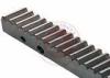 Carbon Steel Gear Rack Open Die Forging Heat Treatment , EN10228 / ASTM A388