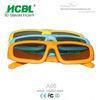 Kids Pasive Circular Polarized Disposable 3D Glasses Yellow / Blue / Orange