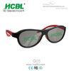 Colorful Circular Polarized 3D Glasses With Thin Plastic Legs For Amusement Park
