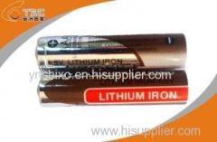 High capacity 1.5V AAA / L92 Primary Lithium Iron Battery with High Rate