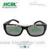 Sandy Black ABS Frame Linear Polarized 3d Glasses For Young Women