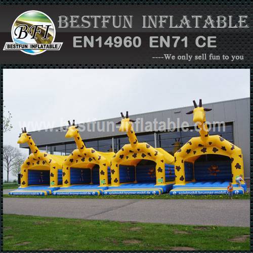 Castle inflatable giraffe custom