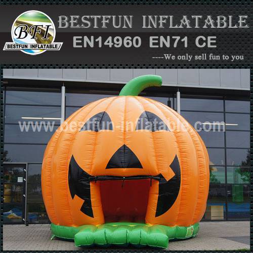 Halloween pumpkin bouncy castle custom