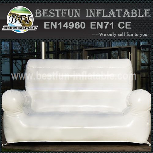 Inflatable blowe White Sofa